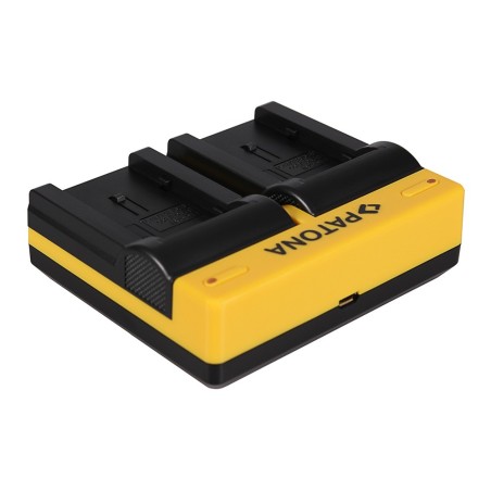 PATONA Podwójna ładowarka f. Canon BP-808 FSxx FS10 FS-10 FS100 FS-100 FS11 FS-11 BP-808 HF