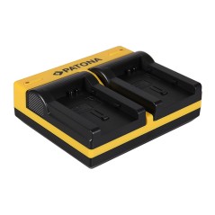 PATONA Podwójna ładowarka f. Canon BP-808 FSxx FS10 FS-10 FS100 FS-100 FS11 FS-11 BP-808 HF