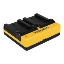 PATONA Podwójna ładowarka f. JVC BN-VF808U GR-D DRD818 DR-D818 GRD720 GR-D720 GRD720E w tym. Kabel mikro-USB