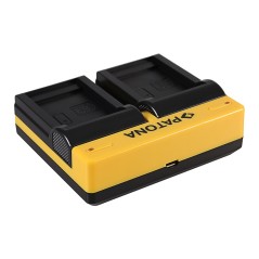 PATONA Podwójna ładowarka f. Samsung SLB-0837B IA-BH130C IA-BH130LB Digimax i85 L74 szeroki w zestawie. Kabel mikro-USB