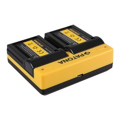 PATONA Podwójna ładowarka f. Samsung SLB-0837B IA-BH130C IA-BH130LB Digimax i85 L74 szeroki w zestawie. Kabel mikro-USB