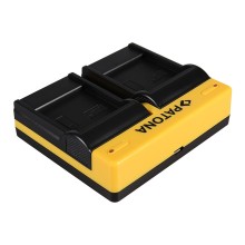 PATONA Podwójna ładowarka f. Samsung IA-BP85ST HMX H104 H104 H105 H105 H106 H106 HMXH100 w tym. Kabel mikro-USB