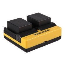 PATONA Dual Ladegerät f. Panasonic BLB13 Lumix DMCG1 DMC-G1 DMCG10 DMC-G10 DMCG10K w zestawie. Mikro-USB K