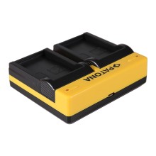 PATONA Podwójna ładowarka f. Olympus PS-BLS1 Evolt E400 E400 E400 E-400 E410 E410 E410 w tym. Kabel mikro-USB