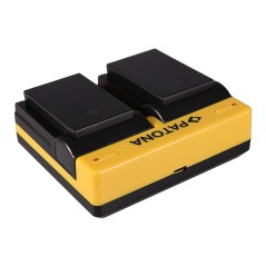 PATONA Podwójna ładowarka f. Olympus PS-BLS1 Evolt E400 E400 E400 E-400 E410 E410 E410 w tym. Kabel mikro-USB