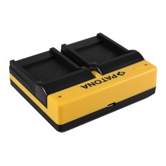 PATONA Dual Ladegerät f. Samsung SLB-07A TL TL100 TL210 TL220 TL225 TL90 SLB-07A PL150 inkl. Mikro-U