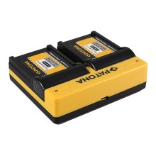 PATONA Dual Ladegerät f. Samsung SLB-07A TL TL100 TL210 TL220 TL225 TL90 SLB-07A PL150 inkl. Mikro-U