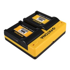 PATONA Dual Ladegerät f. Canon NB-8L Powershot A2200 A3000 IS A3000IS A3100 IS A3100IS inkl. Mikro-U