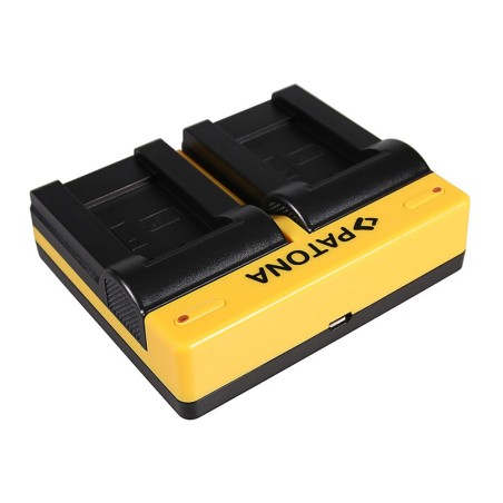 PATONA Dual Ladegerät f. Sanyo DB-L90 DMX DMXSH1 DMX-SH1 DMXSH11 DMX-SH11 DB-L90 VPC inkl. Micro USB