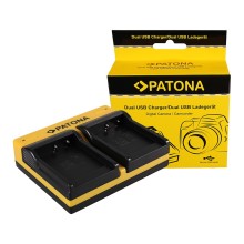 PATONA Dual Ladegerät f. Casio NP-110 Exilim EXH30 EX-H30 EXZ2000 EX-Z2000 EXZ2300 inkl. Mikro-USB K PATONA Dual Ladegerät f. Casio NP-110 Exilim EXH30 EX-H30 EXZ2000 EX-Z2000 EXZ2300 inkl. Mikro-USB K