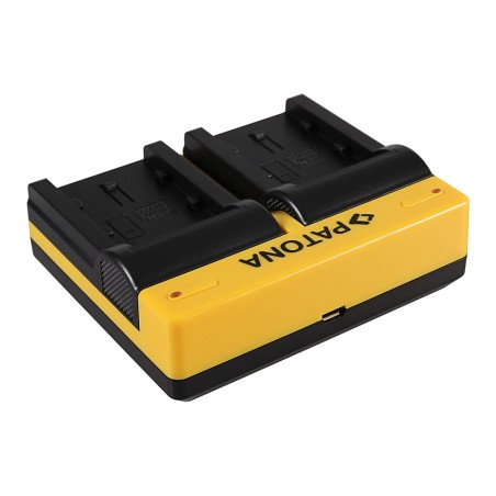 PATONA Dual Ladegerät f. Samsung IA-BP210E HMX HMXH203 HMX-H203 IA-BP210E SMX SMXF40 inkl. Micro USB