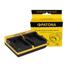 PATONA Dual Ladegerät f. Leica Panasonic DMW-BMB9 V-Lux V-Lux 2 VLux 2 II Panasonic inkl. Micro USB