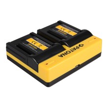 PATONA Dual Ladegerät f. Nikon Casio NP-120 CoolPix S2500 S3100 S4100 inkl. Kabel micro-USB