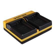 PATONA Dual Ładowarka do Canon LP-E10 EOS EOS1100D EOS-1100D Rebel T3 LP-E10 Kiss X50 z kablem Micro-USB