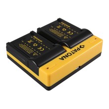 PATONA Dual Ladegerät f. Panasonic DMW-BCK7 Lumix DMC78FXW DMC-78FXW DMCFH2 DMC-FH2 inkl. Micro USB