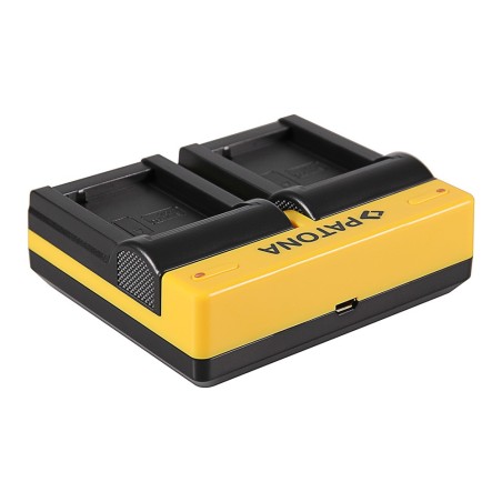 PATONA Dual Ladegerät f. Samsung BP-1030 NX NX200 NX-200 NX300 NX-300 inkl. Kabel micro-USB