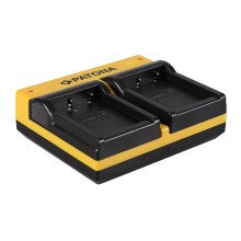 PATONA Dual Ladegerät f. Fujifilm Fuji NP-W126 FinePix HS30 EXR HS30EXR HS-30EXR HS33 inkl. Mikro-USA