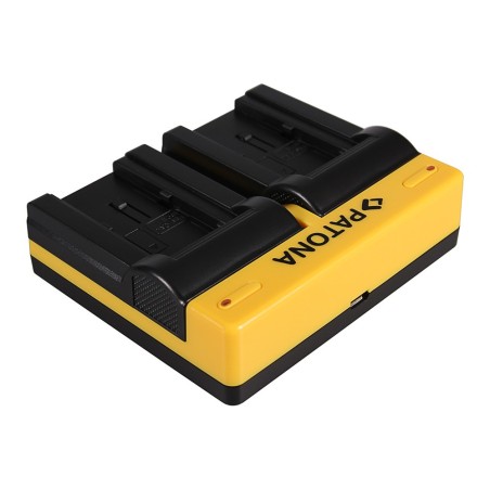 PATONA Dual Ladegerät f. Canon BP-718 727 Legria HF R36 HF306 HF38 HF406 HF48 HFM506 inkl. Micro USB