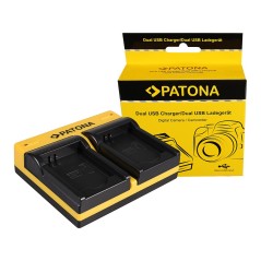 PATONA Dual Ladegerät f. Samsung BP88B MV900 MV900F w zestawie Kabel micro-USB