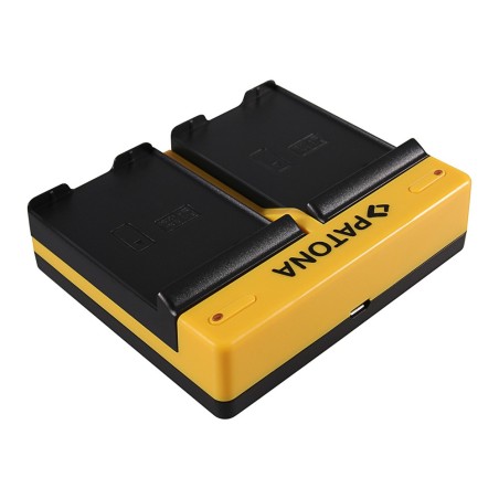 PATONA Dual Ladegerät f. Samsung EB-F1A2GBU I519 I569 I579 I8150 i8150 W i9050 i9100 inkl. Micro USB