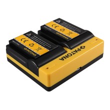 PATONA Dual Ladegerät f. Drift Drift CFXDC02 HD Ghost inkl. Kabel micro-USB