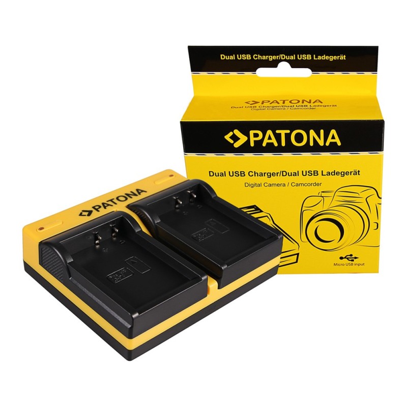 PATONA Dual Ladegerät f. Kodak LB-070 PIXPRO S1 S-1 inkl. Kabel micro-USB PATONA Dual Ladegerät f. Kodak LB-070 PIXPRO S1 S-1 inkl. Kabel micro-USB