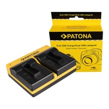 PATONA Dual Ladegerät f. GoPro AHDBT-401 Hero4 Black Edition AHDBT-401 Hero5 Black inkl. Mikro-USB K PATONA Dual Ladegerät f. GoPro AHDBT-401 Hero4 Black Edition AHDBT-401 Hero5 Black inkl. Mikro-USB K