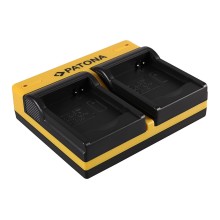 PATONA Ładowarka podwójna USB do Action Camera Rollei RL410B 230 240 410 410B 420 z kablem Micro-USB