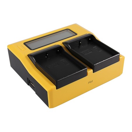 Ładowarka USB PATONA z podwójnym wyświetlaczem LCD do Olympus BLH-1 OM-D EM-1 Mark 2 EM-1 Mark II