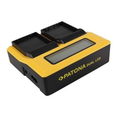 Ładowarka USB PATONA z podwójnym wyświetlaczem LCD do Olympus BLH-1 OM-D EM-1 Mark 2 EM-1 Mark II