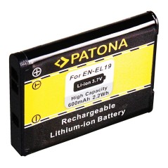 PATONA Standard Bateria EN-EL19 do Nikon CoolPix S4100 S3100 S2500
