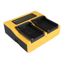 PATONA Ładowarka Dual LCD USB do Canon SLB-10A Ixus 85 IS SLB-10A IXY DIGITAL 25 IS SLB-10A PATONA Ładowarka Dual LCD USB do Canon SLB-10A Ixus 85 IS SLB-10A IXY DIGITAL 25 IS SLB-10A