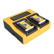 PATONA Ładowarka Dual LCD USB do Canon SLB-10A Ixus 85 IS SLB-10A IXY DIGITAL 25 IS SLB-10A PATONA Ładowarka Dual LCD USB do Canon SLB-10A Ixus 85 IS SLB-10A IXY DIGITAL 25 IS SLB-10A