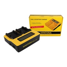 PATONA Ładowarka Dual LCD USB do Olympus Li-10B Camedia C50 Zoom C5000 Zoom C60 Zoom C760 Ultra