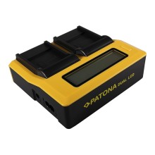 PATONA Ładowarka Dual LCD USB do BENQ Casio NP-40 DC P500 E520 E520+ E610 Casio NP-40 Casio