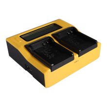 PATONA Ładowarka Dual LCD USB do Casio Panasonic CGA-S007E Exilim EXZ150 EX-Z150 EXZ155 EX-Z155 PATONA Ładowarka Dual LCD USB do Casio Panasonic CGA-S007E Exilim EXZ150 EX-Z150 EXZ155 EX-Z155