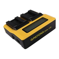 PATONA Dual LCD USB Ładowanie f. Sony NP-FC10 Cyber-shot Point & Shoot DSCP DSC-P DSCP10 DSC-P10