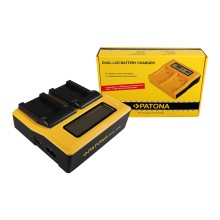 PATONA Ładowarka Dual LCD USB do Sony NP-FS11 DCR-PC DCRPC1 DCR-PC1 DCRPC2 DCR-PC2 DCRPC3