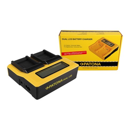 PATONA Dual LCD USB Ładowanie f. Acer Medion DC-8300 DS-8330 CP8530 CP-8530 CP8531 CP-8531