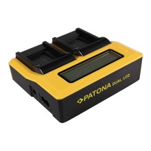 PATONA Ładowarka Dual LCD USB do Casio Nikon EN-EL11 TR350 TR-350 Nikon EN-EL11 Nikon EN-EL11