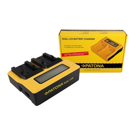 PATONA Dual LCD USB Ładowanie f. Kodak Klic-8000 DB-50 Easyshare Z1012 IS Z1085 IS Z1485 IS Z612