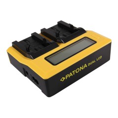 PATONA Dual LCD USB Ładowanie f. Kodak Klic-8000 DB-50 Easyshare Z1012 IS Z1085 IS Z1485 IS Z612