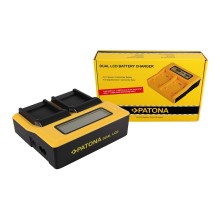 PATONA Dual LCD USB Ładowanie f. Samsung SLB-07A TL TL100 TL210 TL220 TL225 TL90 SLB-07A PL150