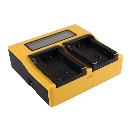 PATONA Ładowarka Dual LCD USB do JVC BN-VG107U / BN-VG108 / BN-VG114 / BN-VG121 / BN-VG138 – do kamer JVC Everio