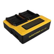 PATONA Dual LCD USB Ładowanie f. Canon NB-8L Powershot A2200 A3000 IS A3000IS A3100 IS A3100IS