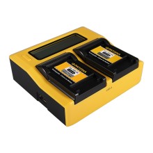 PATONA Dual LCD USB Ładowanie f. Canon NB-8L Powershot A2200 A3000 IS A3000IS A3100 IS A3100IS