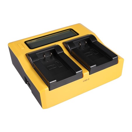 PATONA Dual LCD USB Ładowanie f. Sanyo DB-L90 DMX DMXSH1 DMX-SH1 DMXSH11 DMX-SH11 DB-L90 VPC