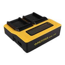 PATONA Dual LCD USB Ładowanie f. Actionpro X7 ISAW A1 A2 A3 BCH7E X7 X7 ISAW A1 A2 A3 BCH7E X7