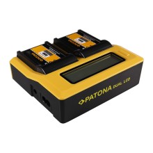 PATONA Dual LCD USB Ładowanie f. Casio NP-110 Exilim EXH30 EX-H30 EXZ2000 EX-Z2000 EXZ2300