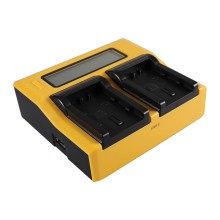 PATONA Dual LCD USB Ładowanie f. Samsung IA-BP210E HMX HMXH203 HMX-H203 IA-BP210E SMX SMXF40